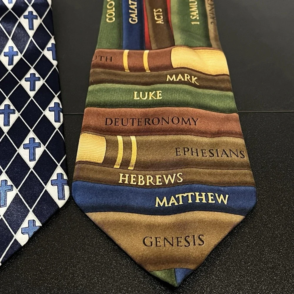Larson Bible Book Silk Tie 56